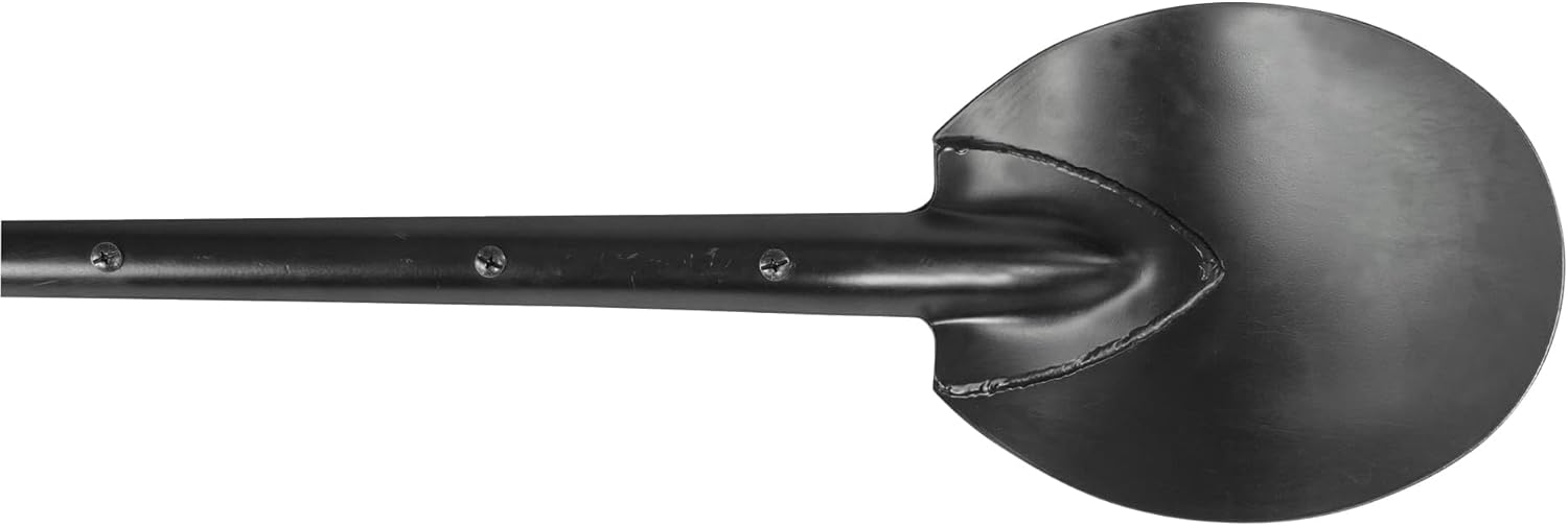 TiiGER Eastern Spoon Shovel – Heavy Duty Digging Tool with Sectional Fiberglass Handle, Steel Head, Trenching, Landscaping & Utility Work - 10 Feet