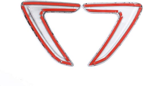 Miniatura 7 de YIWANG Estilo de fibra de carbono ABS Shark Gills Side Fender Vent Mesh Decoración 3D Pegatinas 2 unids para BMW F30 F35 316I 320I 328I 330I 335I