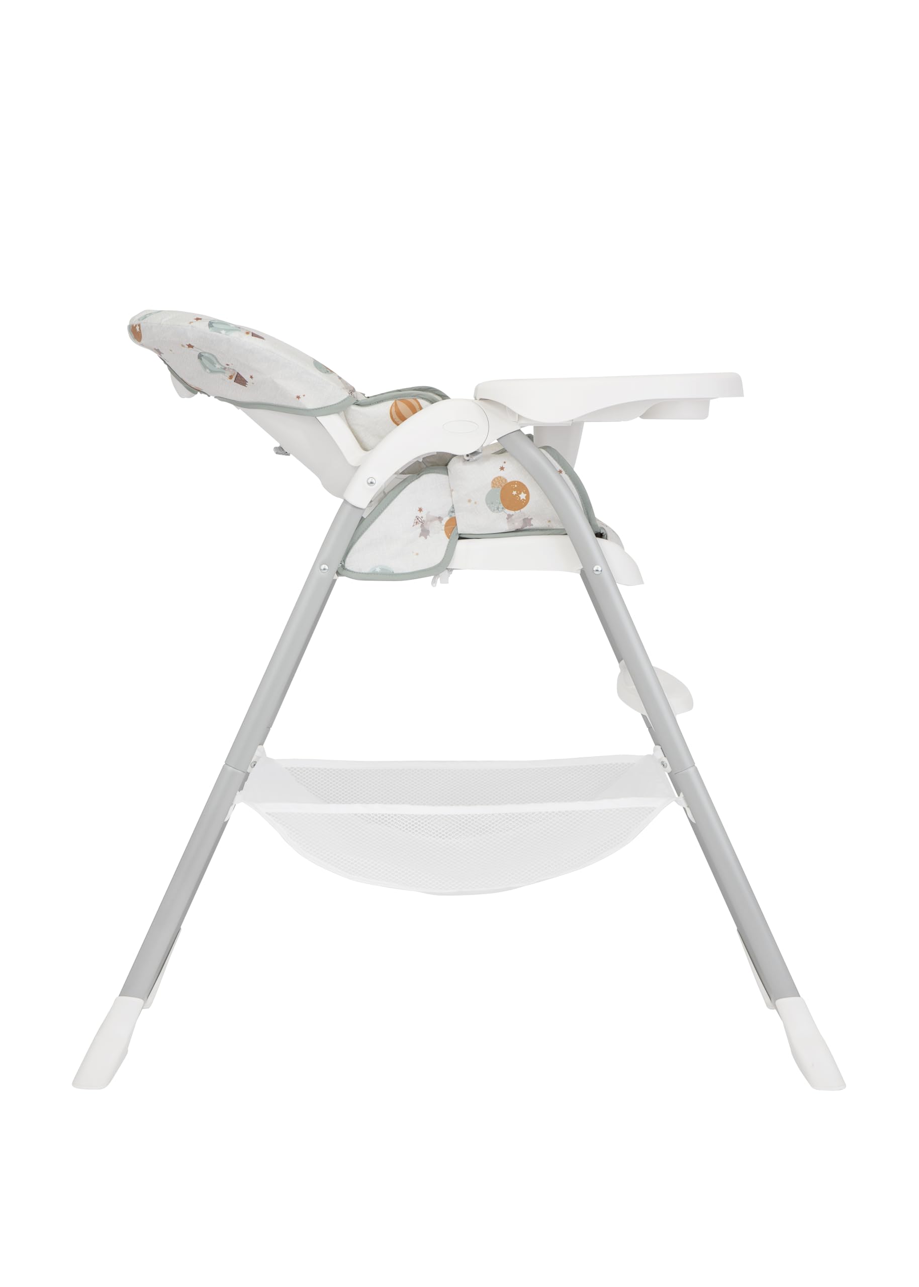 Graco - SnackEase Seggiolone con chiusura rapida, reclinabile, da 6 mesi fino a circa 3 anni (max 15 kg), fantasia Up & Away
