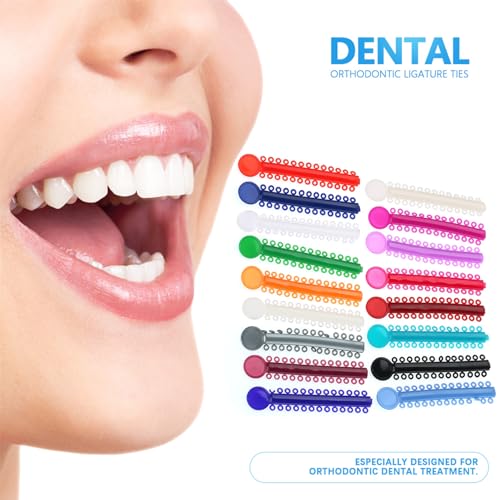 Miniatura 3 de Haosie Ortodoncia Goma Elástica, 40 Piezas Multicolor Elasticos Ortodoncia, Gomas Elasticas Para Ortodoncia, Accesorios De Ortodoncia