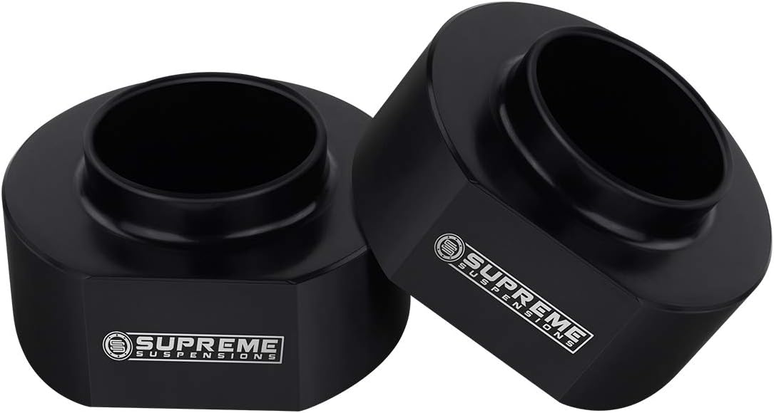 Supreme Suspensions - 1.5" Rear Leveling Lift for 1993-1998 Grand Cherokee ZJ [2WD 4WD] High-Crystalline Delrin Spring Spacers - Can Cooler Included with Purchase