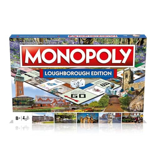 Winning Moves Loughborough Monopoly Board Game, Tour around the board, buy, sell and trade your way to success - Image 2