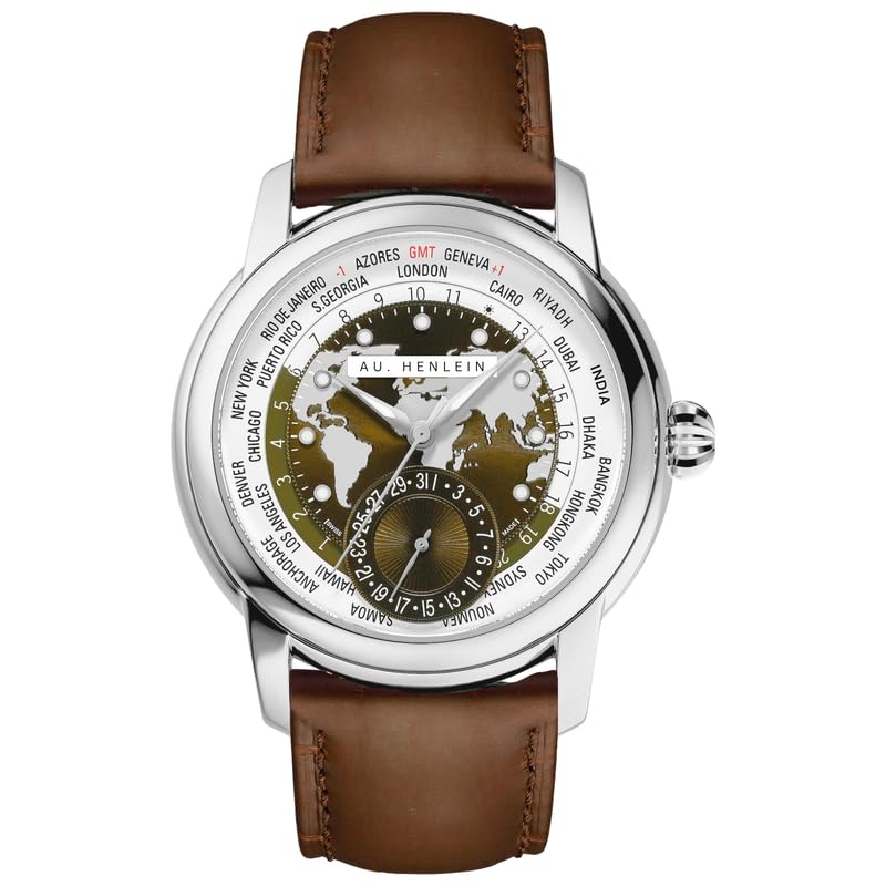 WorldVista by AU.HENLEIN Slim Analog Wrist Watch for Men Coffee – Elegant Quartz Movement, Minimalist Design, Coffee Alloy Steel, Adjustable Strap, Perfect for Formal & Casual Wear (B0D983WFXY) Amazon Price History, Amazon Price Tracker