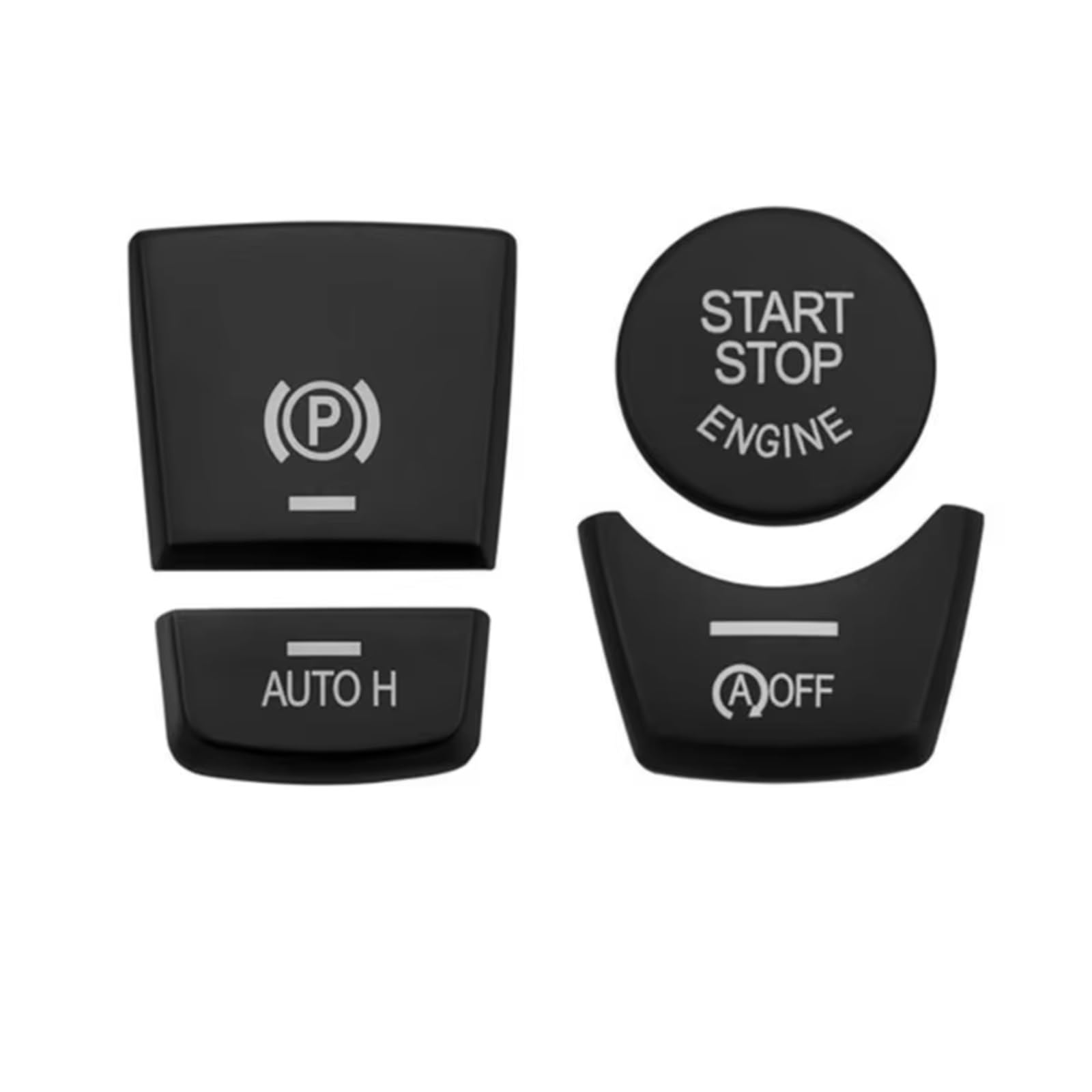 Button Repair Stickers for Car Compatible with F15 X52014-2018 for F16 X62015-2018 Car Engine Start Stop & Electronic Hand Brake P Button Decoration Cover