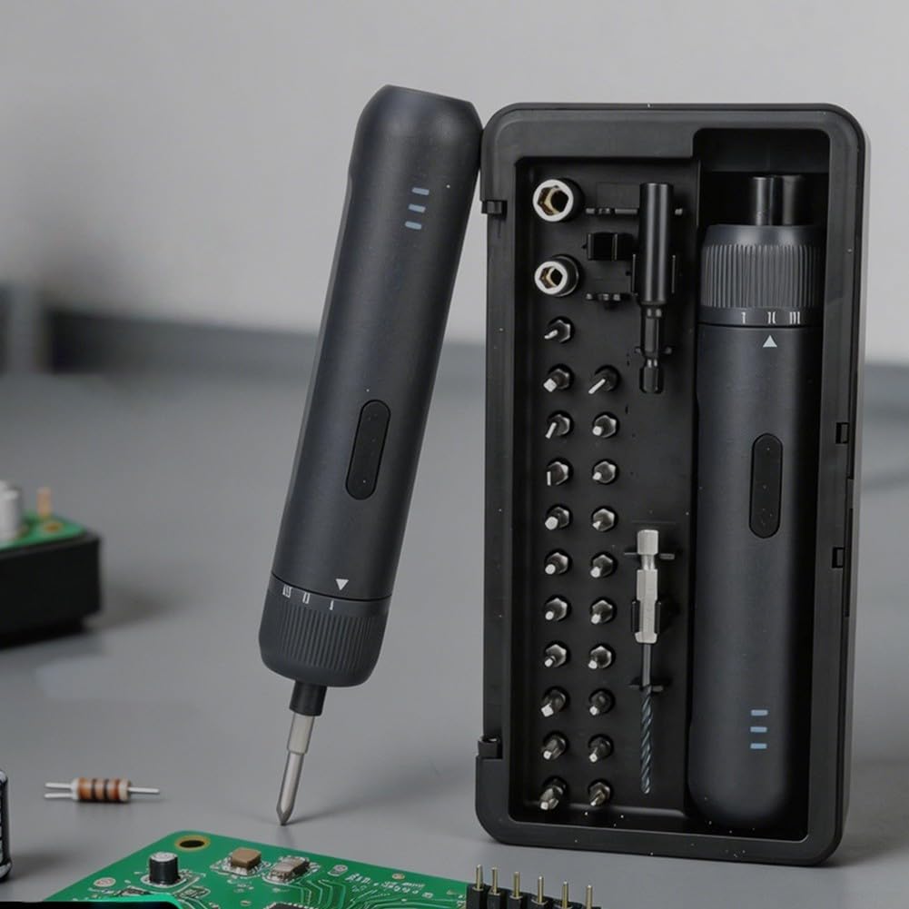 Kit Destornilladores Eléctricos USB para Muebles y DIY