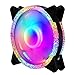 Computer Radiator Pro PC Case Fan RGB 120mm Aura SYNC 5V/3pin Quiet CPU Cooler Sets Fan 6 Pin CPU Radiator Adjust Fan Color Speed (Color : G)