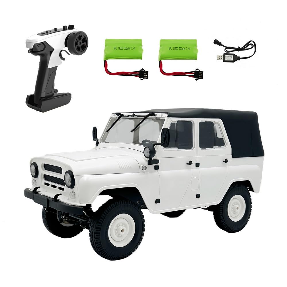 Amazon.co.jp: Mykros 1/12スケール 2.4G UAZ-469 WPL C94 4WD RCオフ