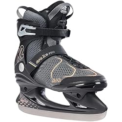 Patines K2 Athena K2 Alexis Ice Pro Patines de Hielo, Mujeres, Negro-Antracita-Coral, EU: 39 (UK: 5.5 / cm: 25