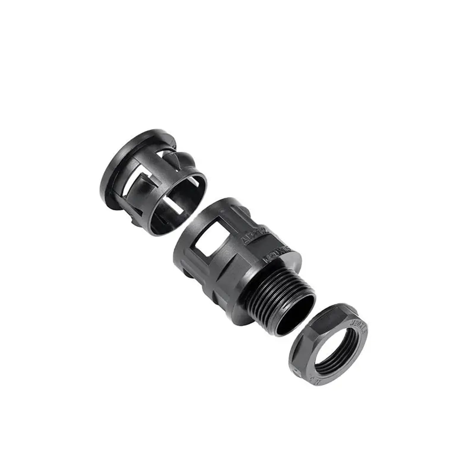Giunti per tubi corrugati da 20 mm, raccordo per condotto elettrico, in poliammide, nylon, accoppiamento rapido M20 x 1,5 per ghiandola flessibile in plastica AD21.2 (AD54.5-M50-1pcs)