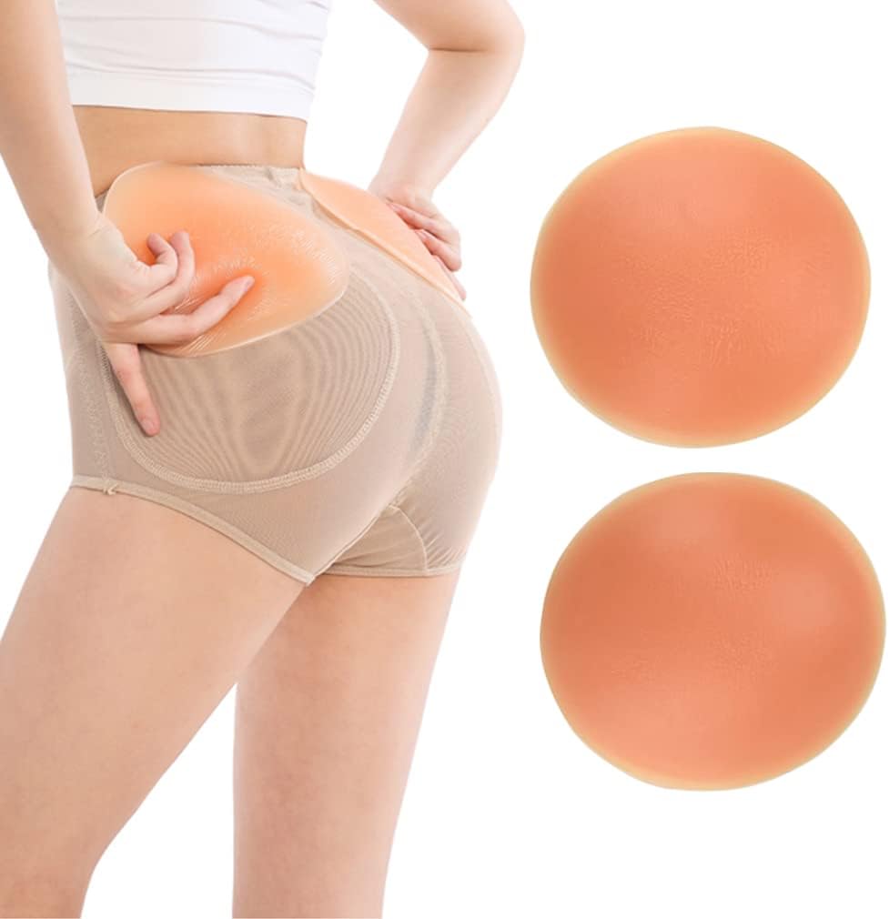 Silicone Butt Pads, Hip Pads for Women Shapewear – Hip Enhancer Pad & Fake Buttock Lifter Thick Peach