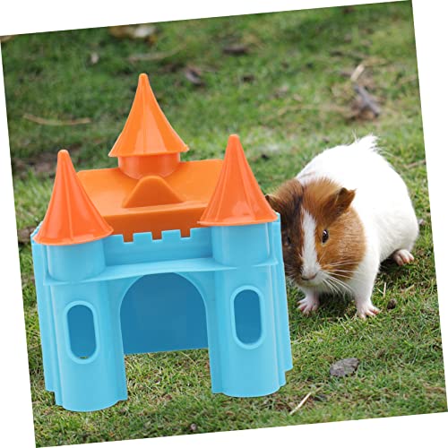 Yardwe Kleine Tier Hamster Hideout Haus Für Käfige Kunststoff Bett Mit Halboffen Design Zum Spielen Und Schlafen Für Hamster Und Kleintiere