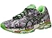 ASICS Men's Gel-Nimbus 18 Running Shoe, Carbon/Black/Green Gecko, 11 M US