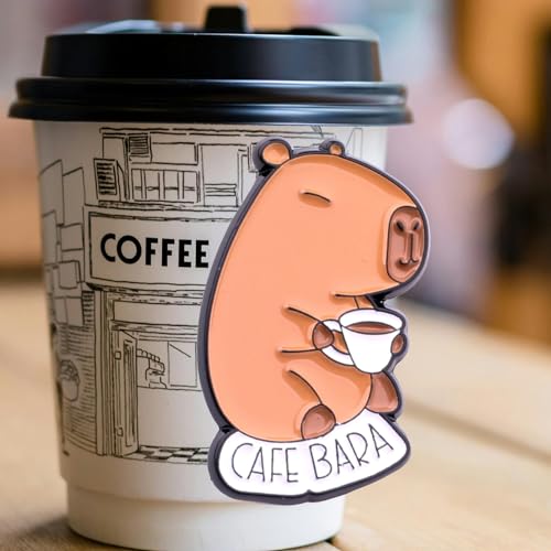 Image of Funny Capybara Brooch Gifts for Animal Lovers Enamel Pins