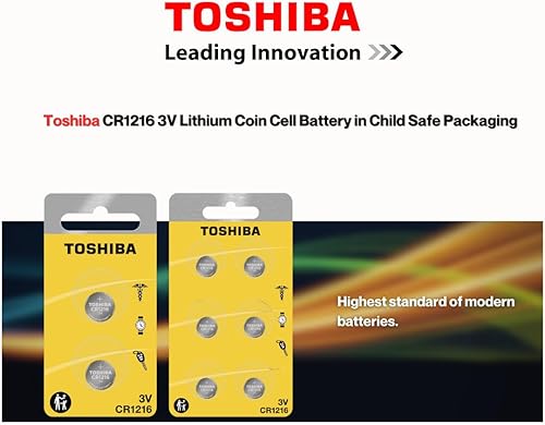 Miniatura 3 de Toshiba CR1216 - Paquete de ampolla resistente a los niños (2 baterías)