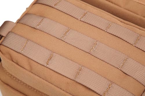 Mochila pequeña MOLLE 9L para mujer marrón miniatura 6