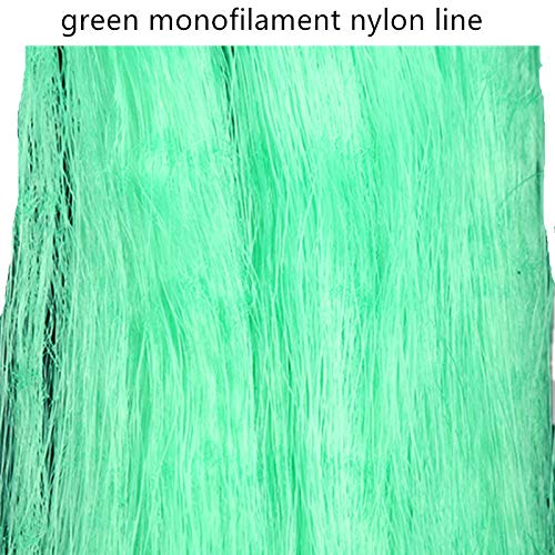 Redes de Pesca Profundidad de 1.5m Red de Pesca Legnth 22m Network de Pesca 3 Capas Monofilament Nylon Nets 20 mm-70 mm Herramienta de Pescado al Aire Libre Red De Flotador(Mesh 30mmx30mm)