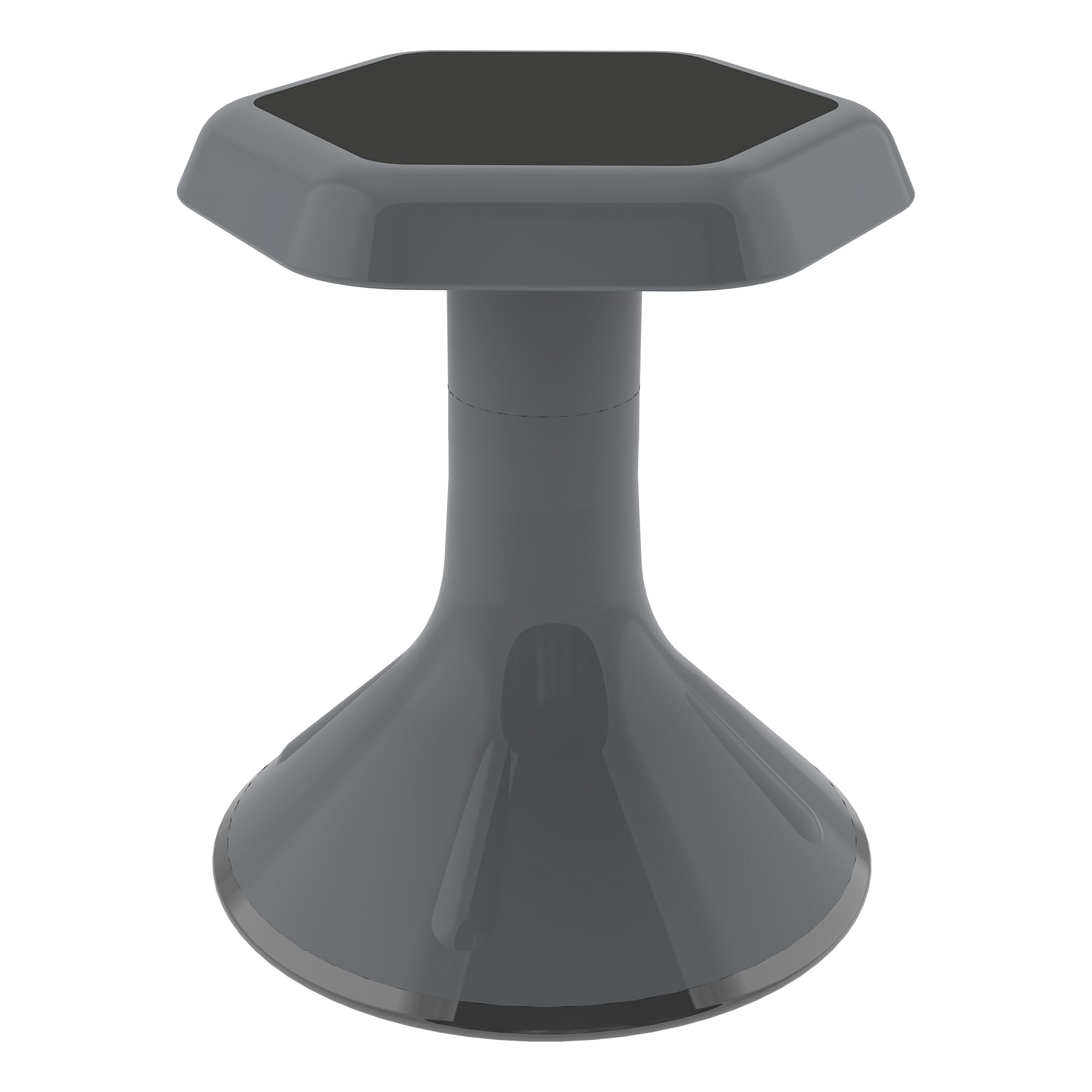 Learniture Active Learning Chair/Stool, 15" H, Gray, LNT-3046-15GY