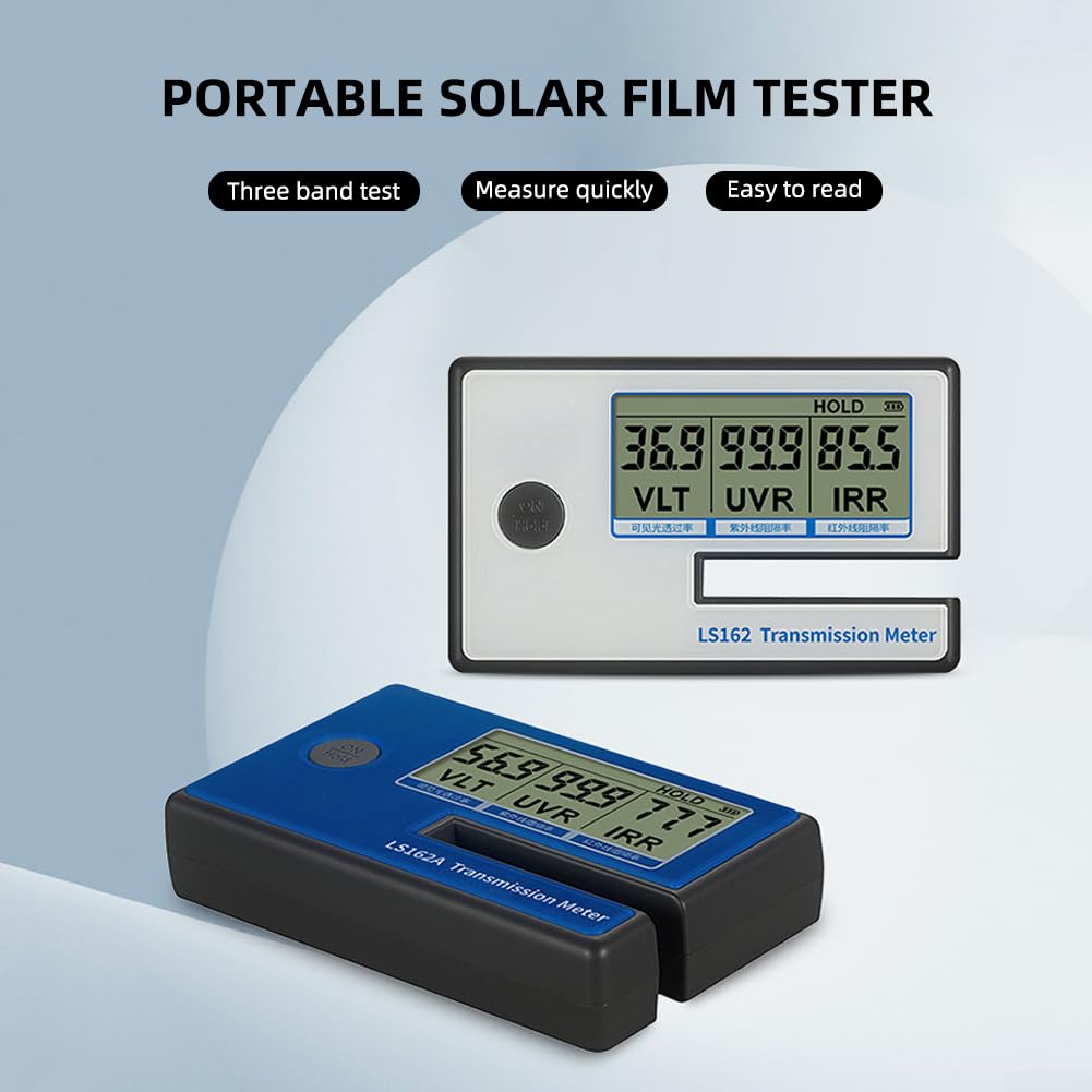 Medidor Transmitancia Solar 3 en 1 VLT UV IR