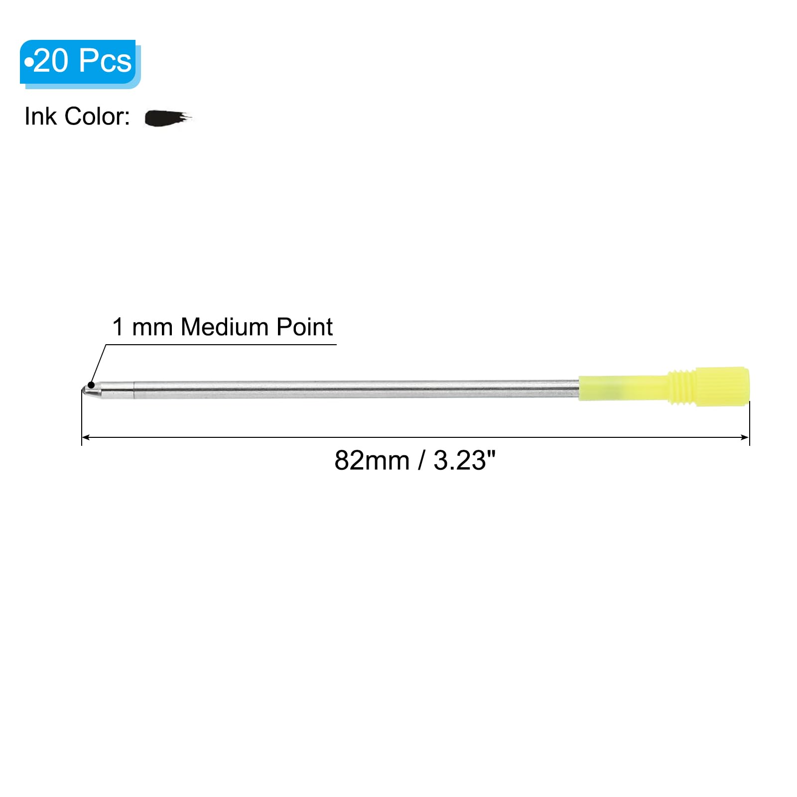 PATIKIL 1mm Pen Ink Refills - Image 2