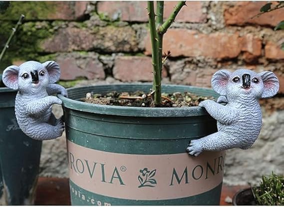 Image of The Decorshed Hanging Animal Hooks for Planter Pot Home Decor Garden Decor (Koala)