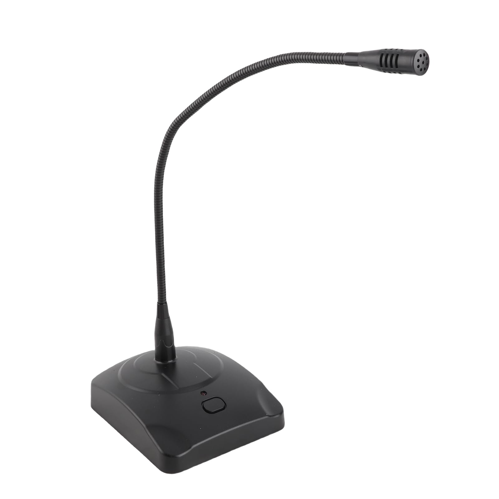 K - 12 Microfono professionale per computer, microfono per conferenze desktop cablato con collo regolabile, modello di rilevamento cardioide per PC portatile, microfono da gioco