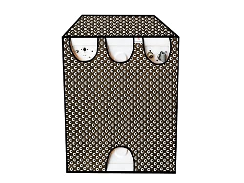 Image of Front Load Fully Automatic Washing Machine Cover for 6.5kg to 8kg | Waterproof & Dustproof Polyester Cover with Zip Closure | Suitable with Samsung, IFB, LG, Bosch & More (61 x 61 x 87 cm)