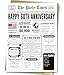 Missonemi Jumbo 60th Anniversary Card for Women Men, Retro 60th Wedding Anniversary Cards Gift for Husband Wife, Great 60 Year Old Anniversary Decoration for Couple