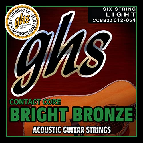 GHS CCBB30 Jeu de cordes pour Guitare acoustique 12-54