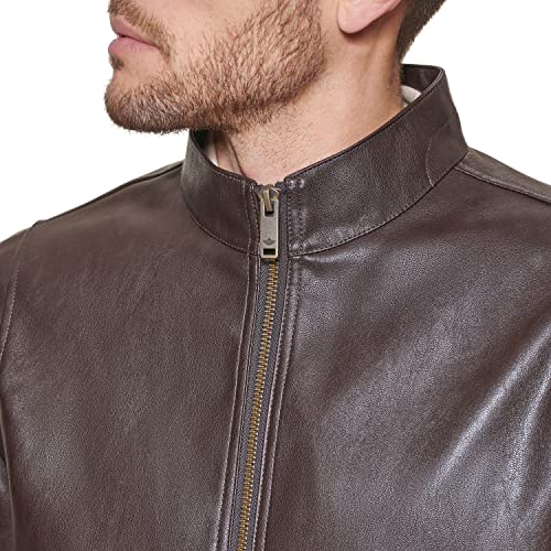 Image of DOCKERS Men's The Dylan Faux Leather Racer Jacket
