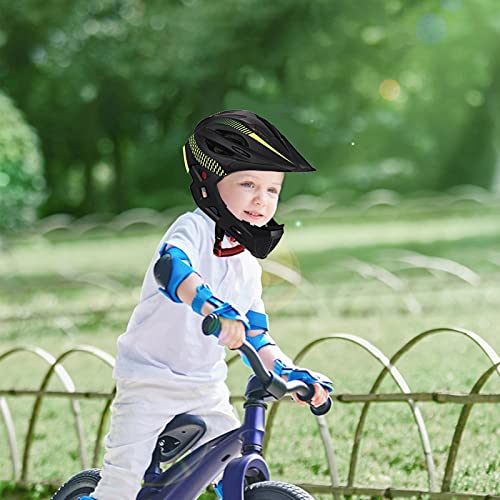 Capacetes para crianças, Capacetes de bicicleta para adultos e crianças ajustáveis ​​com luz LED par