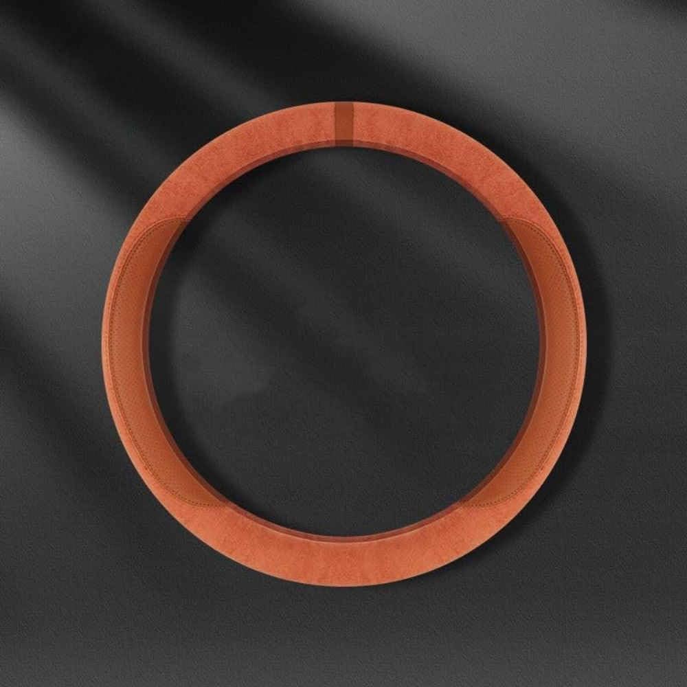 GCSERHUI Sporty Steering Wheel Cover for BMW 2er F22 F23 F45 F46 F87 G42 M2 218i 220i 230i 216d 218d 220d M240i M235i, Premium Non-Slip Design, Breathable Interior Decor Protector,O-Orange1