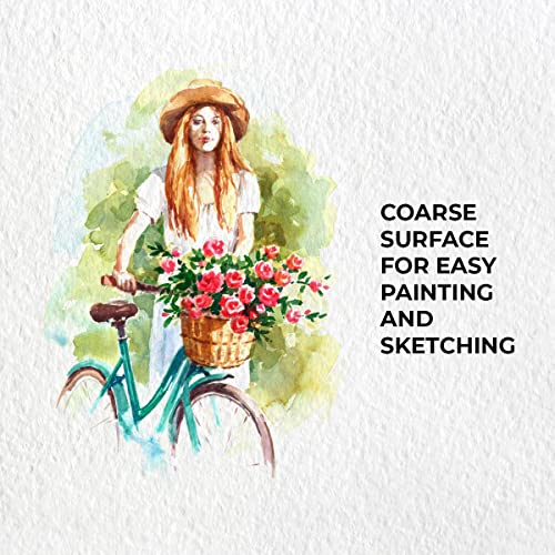 Image of Anupam Glare Watercolour Natural Shade Paper Book - Hardbound - Cold Press Paper - 225 GSM (Square)