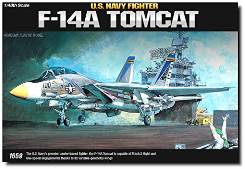 F-14A 1/48 Academy maquette avion à monter pour week-end créatif en famille