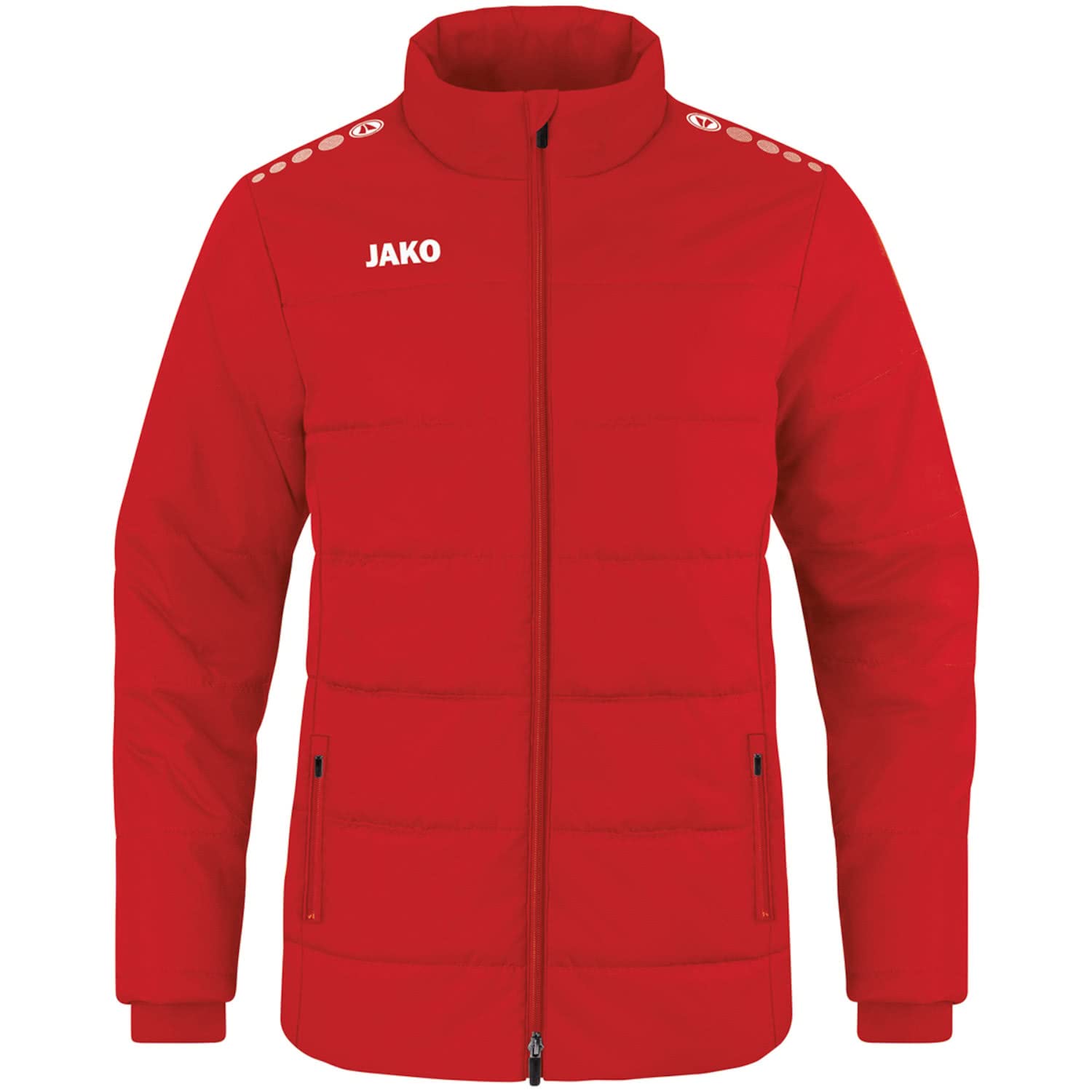 Jako - Équipe De Veste D'Entraîneur, Mixte, Rouge, 4XL