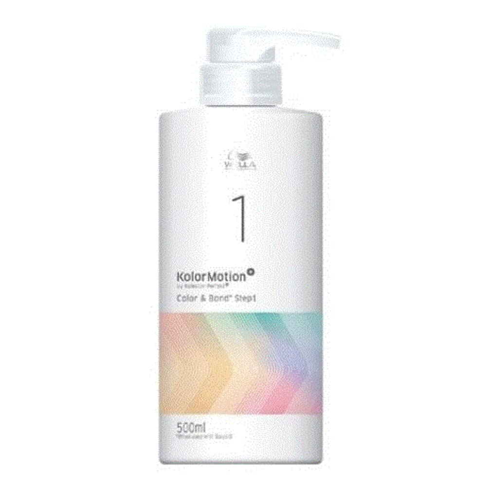 Amazon | WELLA ウエラ カラーモーション+カラー&ボンド STEP1 500ml