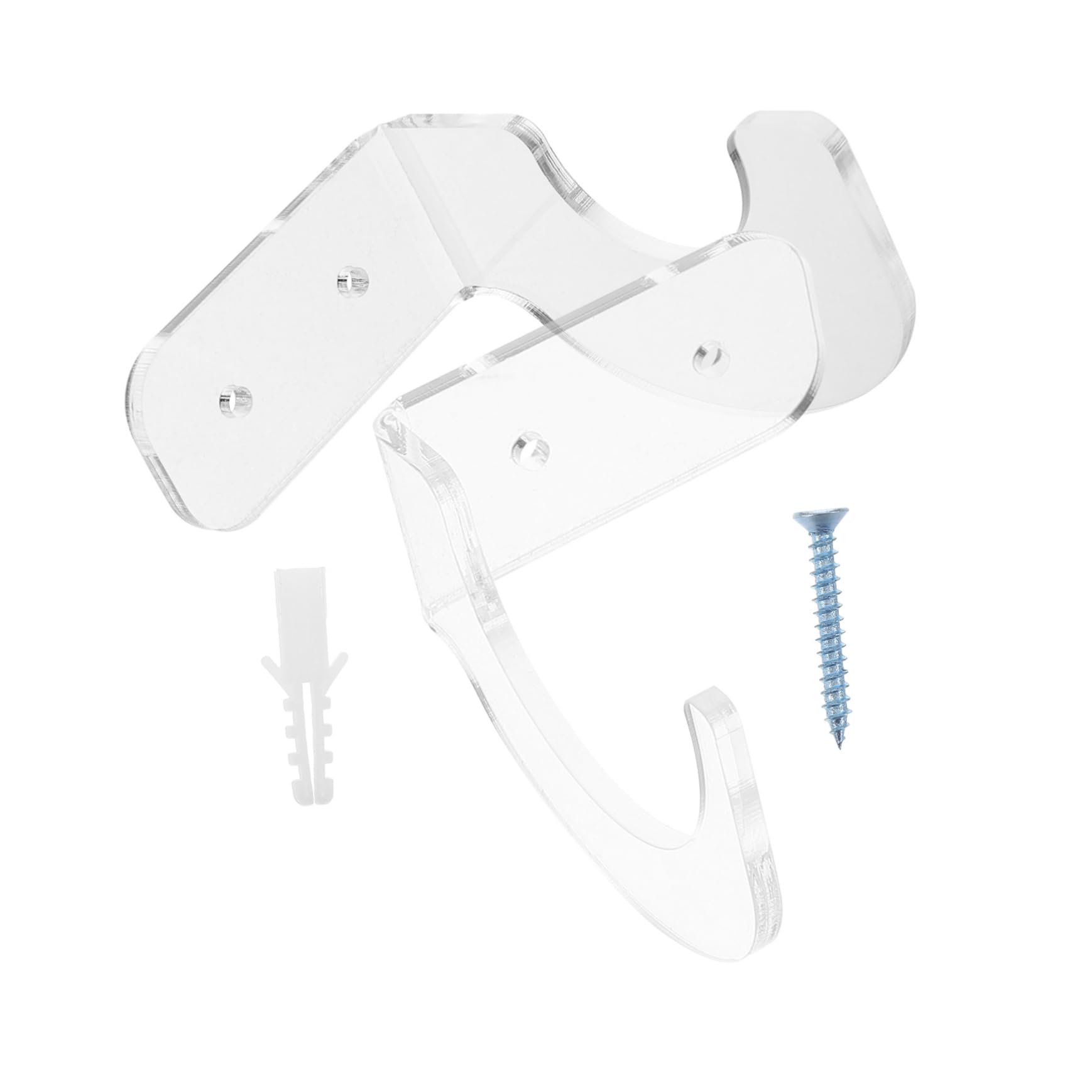 BRIGHTFUFU Acrylic Baseball Bat Holder Wall Mount Rack Softball Bat Stand Wall Mount Organizer