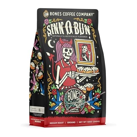 Bones Coffee Company Sinn 'O' Bun Ground Coffee Beans Cover
