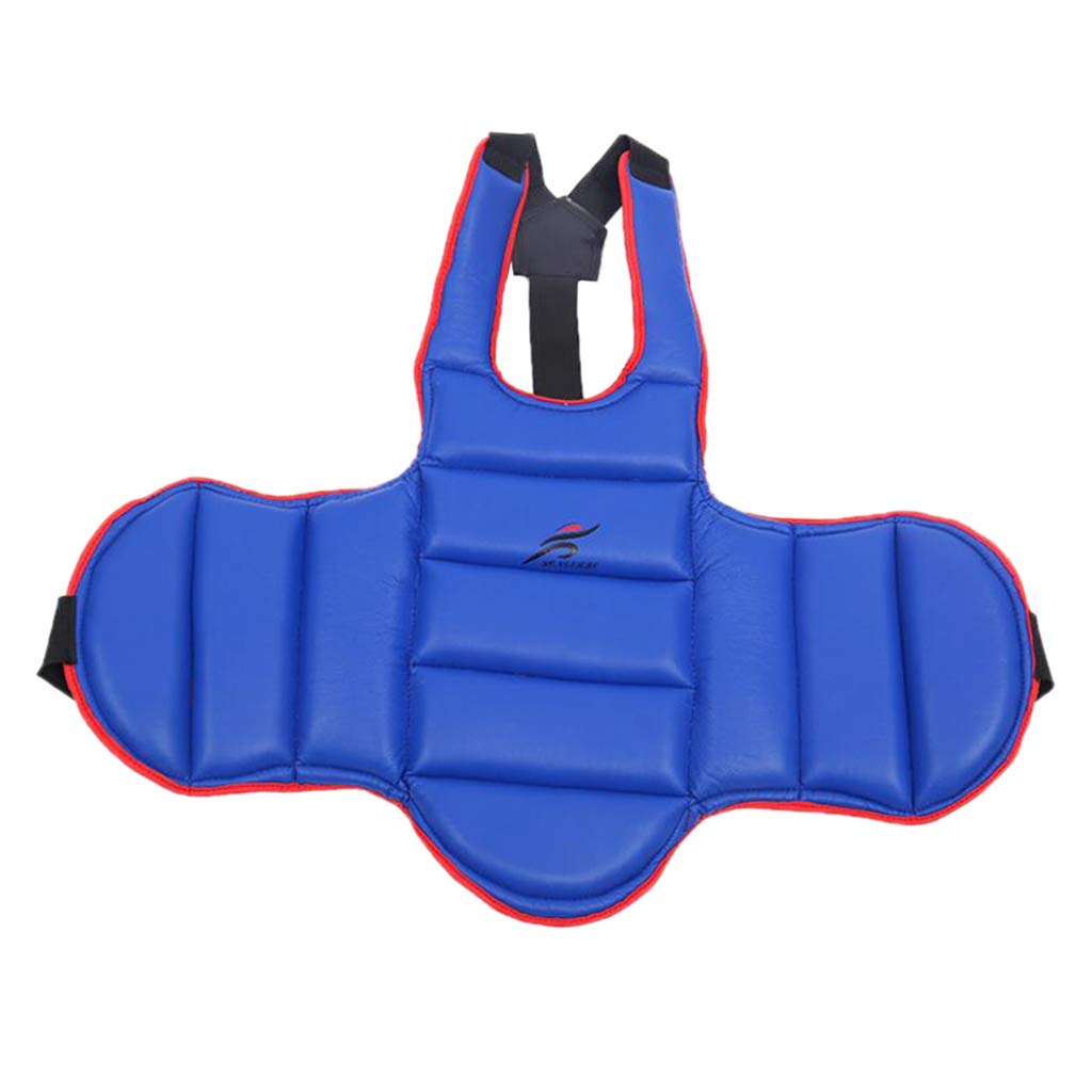 Plastron Karaté Garde De Poitrine Unisexe Plastron De Taekwondo Karaté - Bleu, L