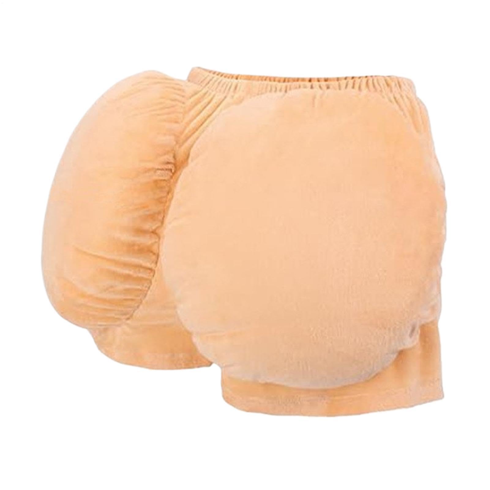 Halloween Granny Fake Butt Costume - Padded Old Lady Bum Prop for Women, Funny Gag Fancy Dress Set, Christmas Role-Play Party Wear, Comedic Performance Accessory for Adult Dress Up