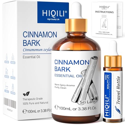 HIQILI 100ML Aceite esencial de canela y 30ML aceite aromático Osmanthus miniatura 2