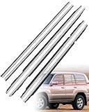 6 Pack Weatherstrip Window Moulding Trim Seal Belt Fit for Toyota Land Cruiser FJ80 FZJ80 FJ80G FZJ80G HDJ80 1991-1998 LX450 1996-1998 Replace 7571060021, 7572060021