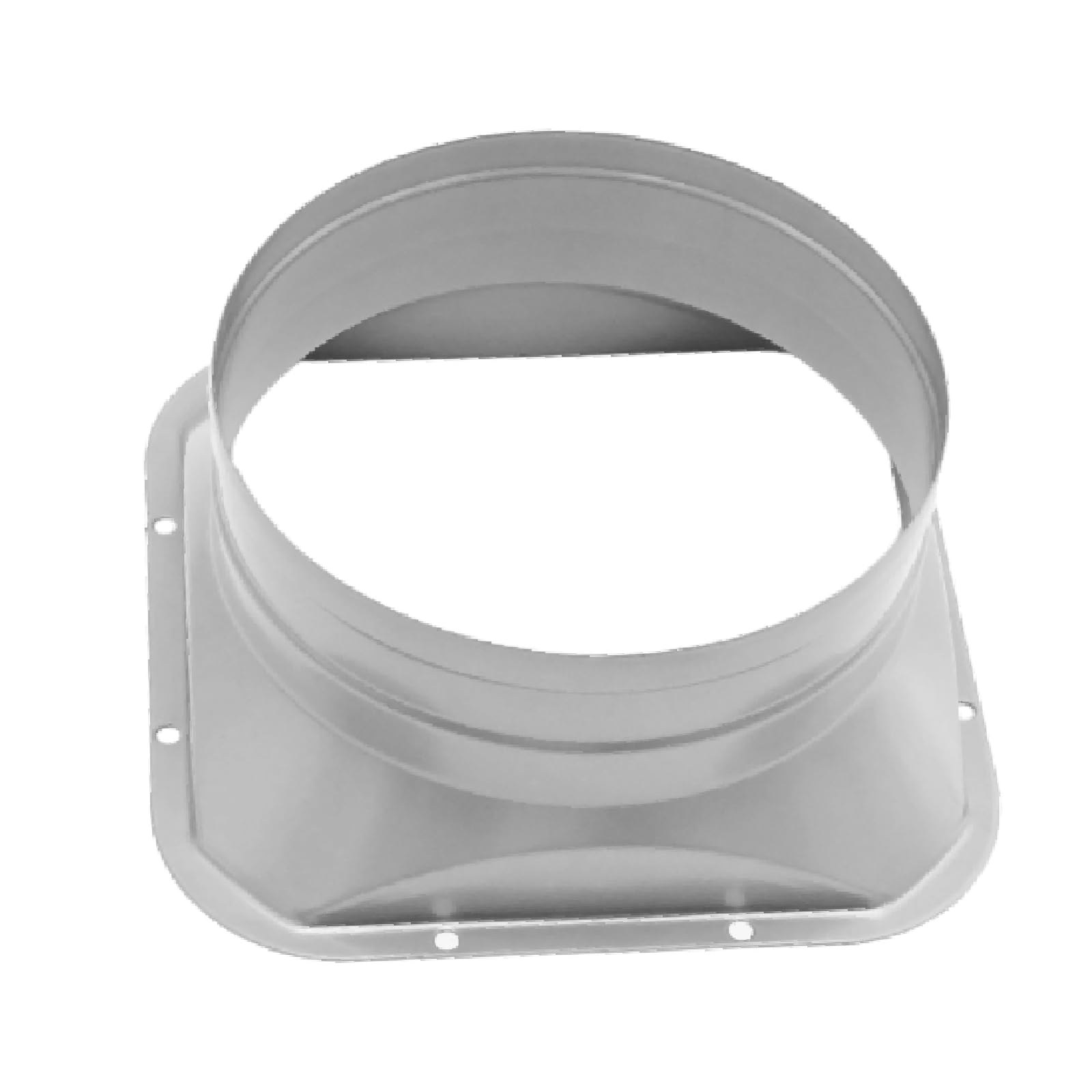 6 Inch Duct Connector Flange, Square Pipe Connector to Round Interface Air Duct Metal Straight Pipe Flange for TFL150-F Ventilation,Cooling, Heating and Air Conditioning Systems
