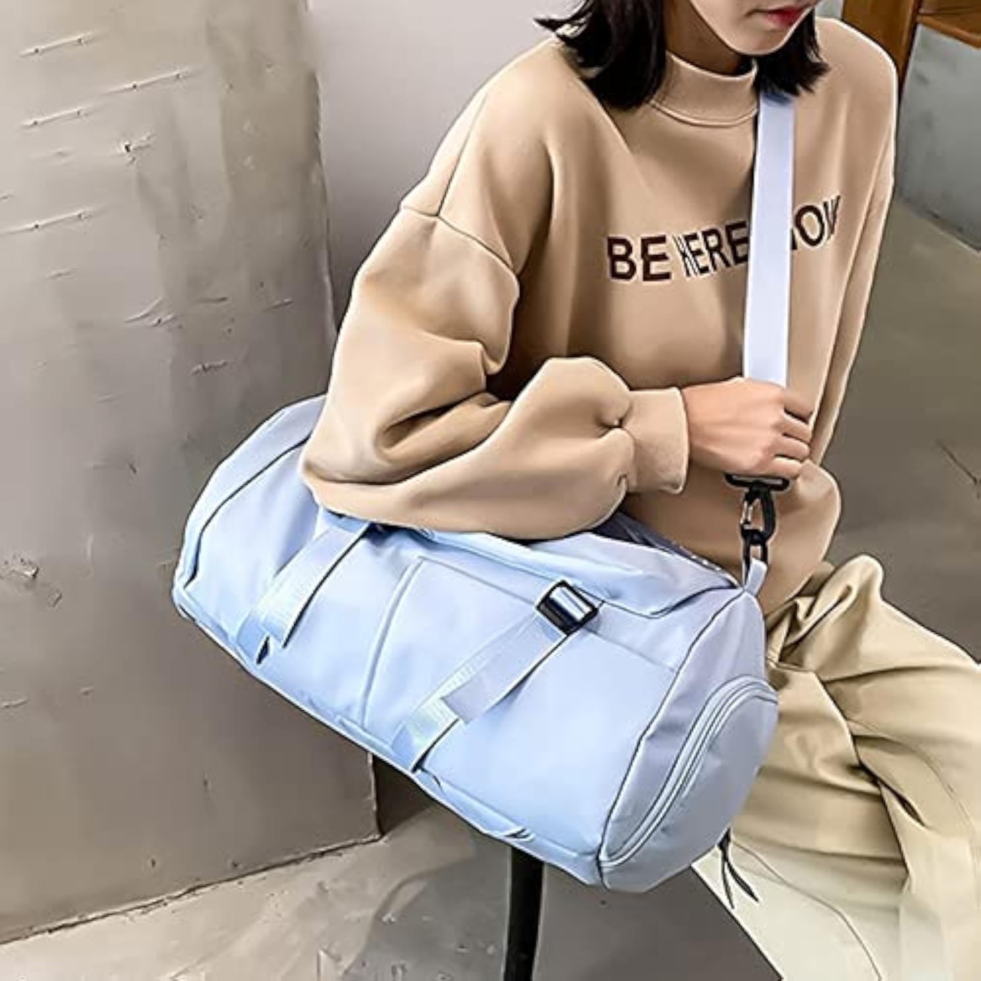 Large Capacity Single Shoulder Sports Gym Bag