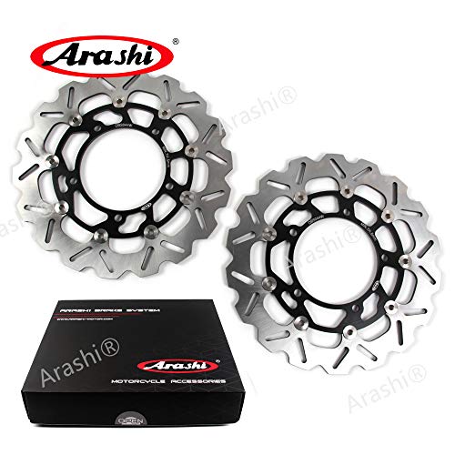 Arashi Discos de freio dianteiros traseiros rotores para Suzuki GSX1300R Hayabusa gen 2 2008-2020 AB