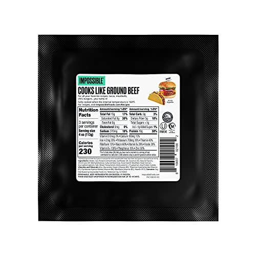 Impossible Burger Made From Plants, 12Oz #TOP1