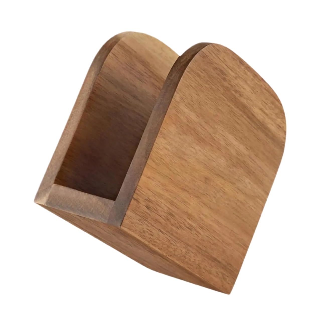 Countertop Napkin Storage Organizer Classic Wooden Holder Tissue Dispenser For Kitchen Outdoor Use Dining Room Party Home