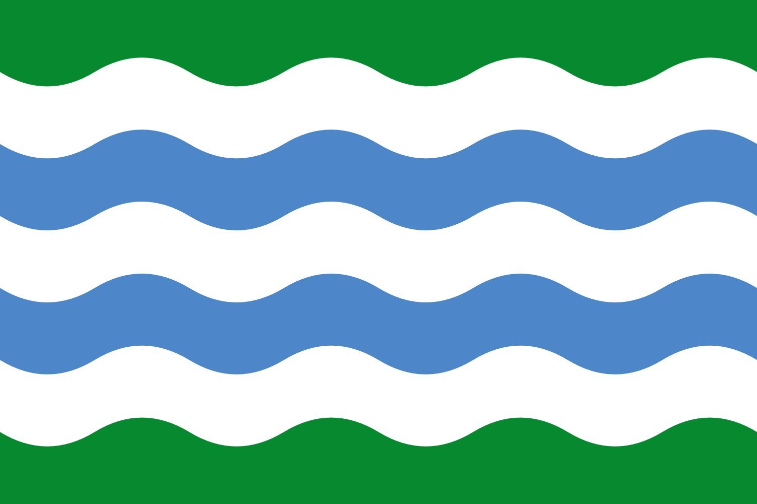 Drapeau Koeru Parish Järva County Estonia XL pavillon municipal estonien
