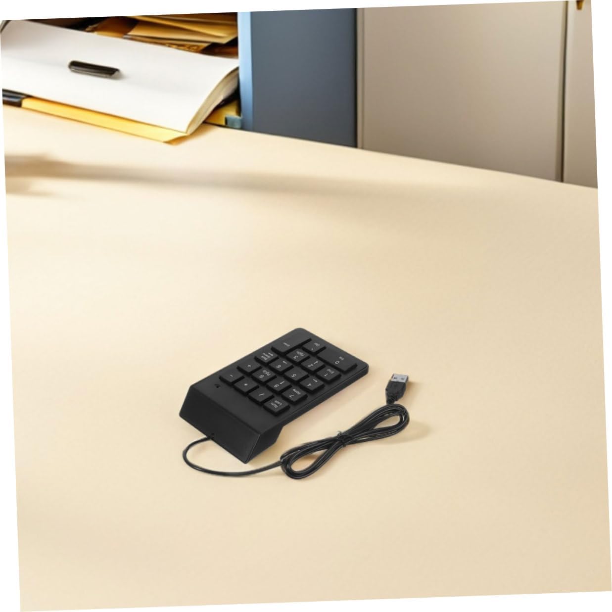 2pcs USB Numeric Keypad Financial Pad 18-Key Number Pad Keyboard Portable Silent USB Numeric Keypad for Accountant Laptop Desktop PC Office Use