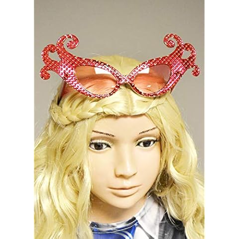 Kids Size Luna Lovegood Style Pink Fancy Glasses Cover