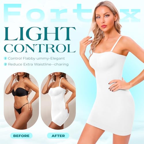 Strapless Shapewear Slips for Under Dresses Strapless Full Body Shaper Tummy Control Dress Slip Seamless4